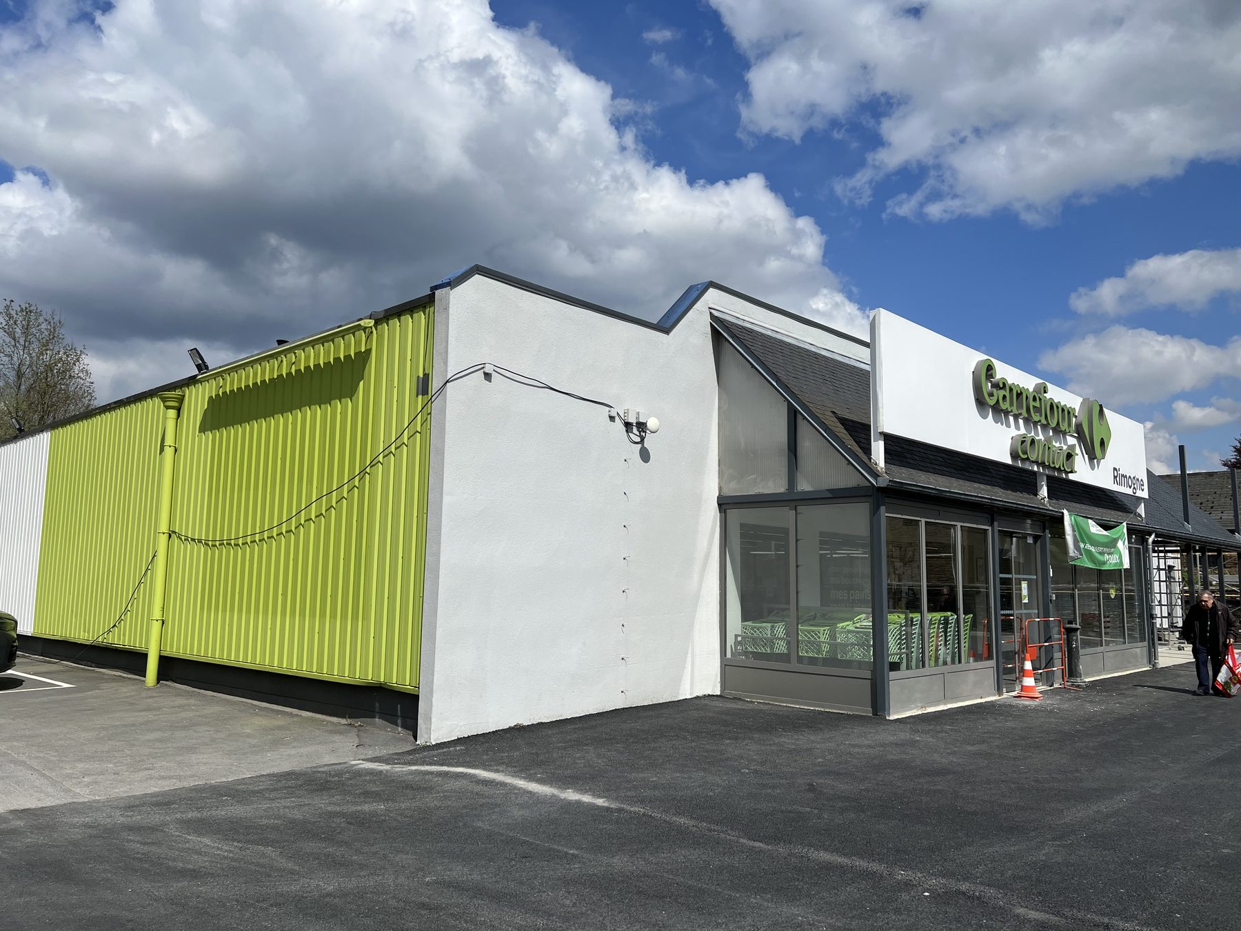 Carrefour Rimogne avant travaux